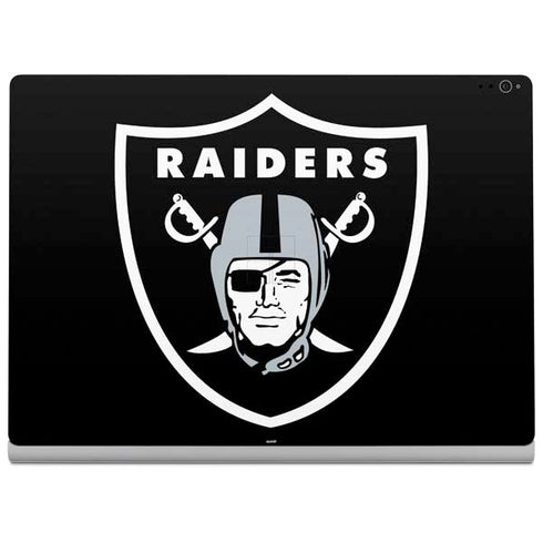 NFL Las Vegas Raiders Large Logo Surface Book 2 15in Skin