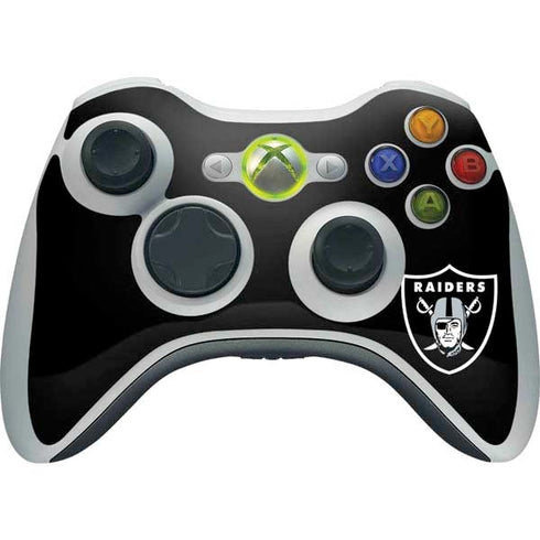 NFL Las Vegas Raiders Large Logo Xbox 360 Wireless Controller Skin