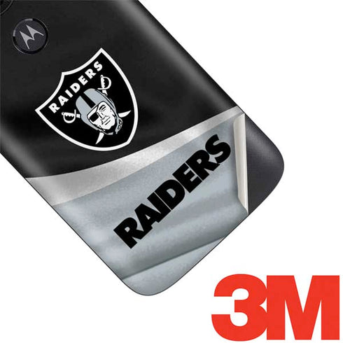 NFL Las Vegas Raiders Moto E5 Play Skin