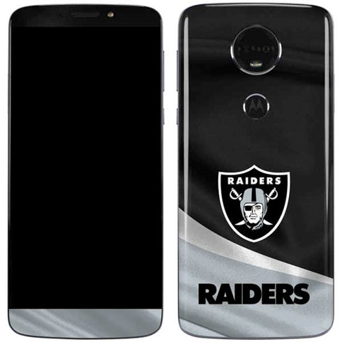 NFL Las Vegas Raiders Moto E5 Plus Skin