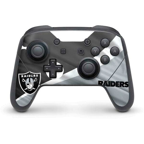 NFL Las Vegas Raiders Nintendo Switch Pro Controller Skin