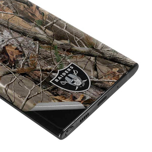 NFL Las Vegas Raiders Realtree AP Camo Galaxy Note 10 Plus Skin