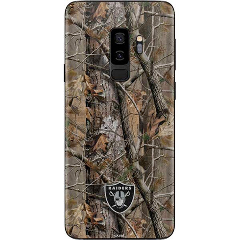 NFL Las Vegas Raiders Realtree AP Camo Galaxy S9 Plus Skin