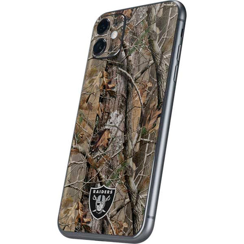 NFL Las Vegas Raiders Realtree AP Camo iPhone 11 Skin