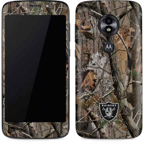 NFL Las Vegas Raiders Realtree AP Camo Moto E5 Play Skin