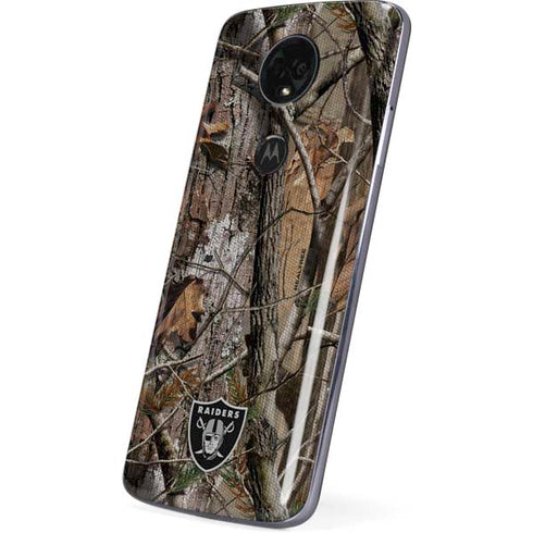 NFL Las Vegas Raiders Realtree AP Camo Moto E5 Plus Skin