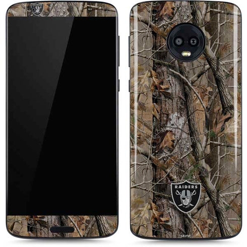 NFL Las Vegas Raiders Realtree AP Camo Moto G6 Skin