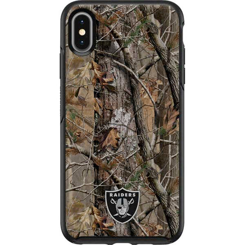 NFL Las Vegas Raiders Realtree AP Camo Otterbox Symmetry iPhone Skin
