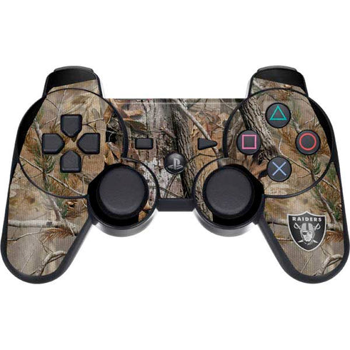 NFL Las Vegas Raiders Realtree AP Camo PS3 Dual Shock wireless controller Skin