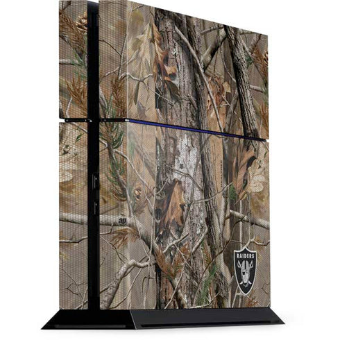 NFL Las Vegas Raiders Realtree AP Camo PS4 Console Skin