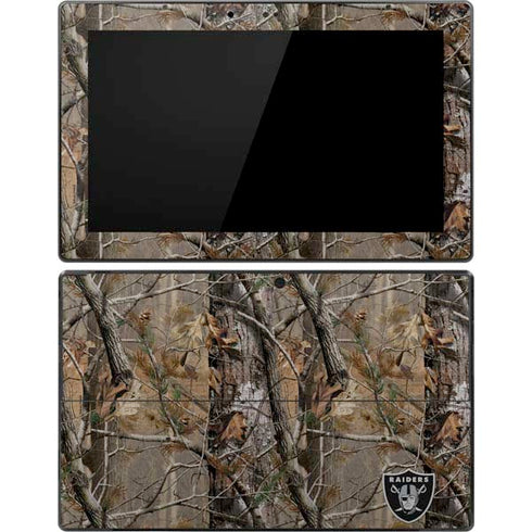 NFL Las Vegas Raiders Realtree AP Camo Surface Pro Tablet Skin
