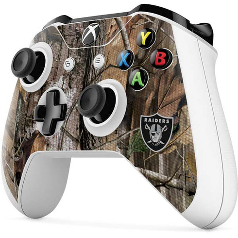 NFL Las Vegas Raiders Realtree AP Camo Xbox One S Controller Skin