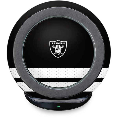 NFL Las Vegas Raiders Shutout Fast Charge Wireless Charging Stand Skin