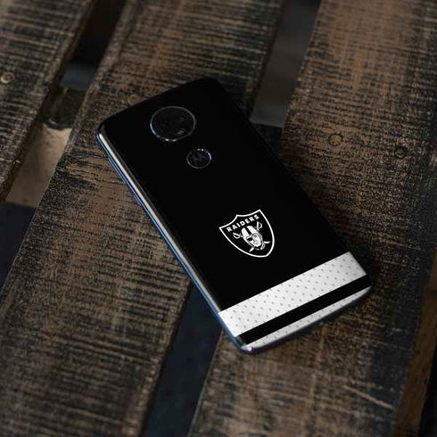 NFL Las Vegas Raiders Shutout Moto E5 Plus Skin