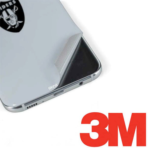 NFL Las Vegas Raiders Silver Performance Series Galaxy S8 Skin