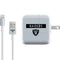 NFL Las Vegas Raiders Silver Performance Series iPad Charger (10W USB) Skin