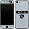 NFL Las Vegas Raiders Silver Performance Series iPhone 8 Skin