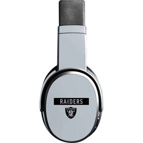 NFL Las Vegas Raiders Silver Performance Series Skullcandy Crusher Wireless Skin