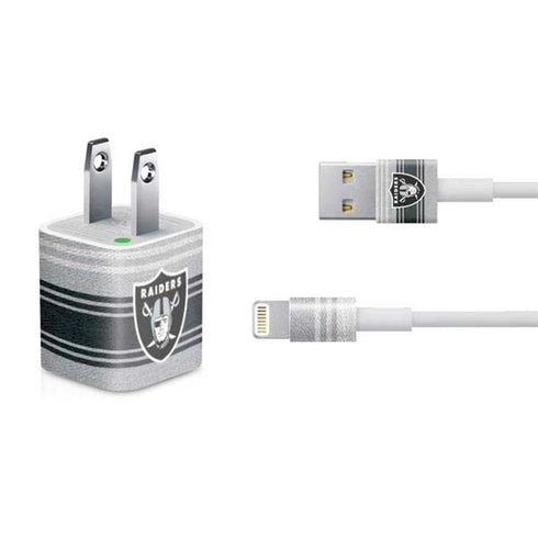 NFL Las Vegas Raiders Trailblazer iPhone Charger (5W USB) Skin