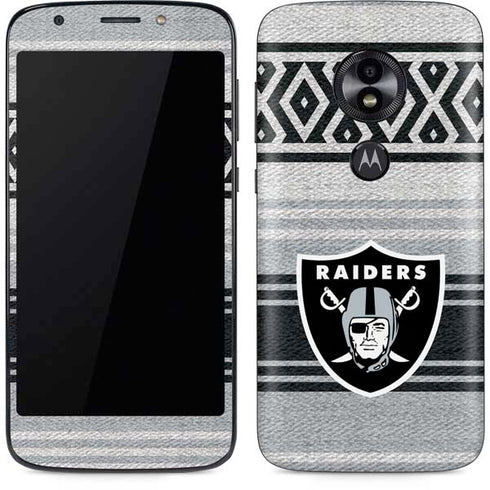NFL Las Vegas Raiders Trailblazer Moto E5 Play Skin