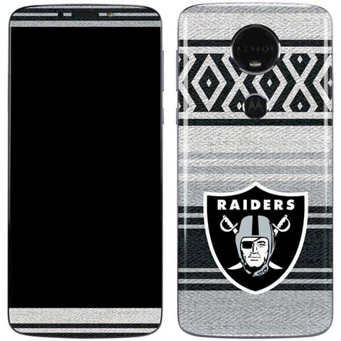 NFL Las Vegas Raiders Trailblazer Moto E5 Plus Skin