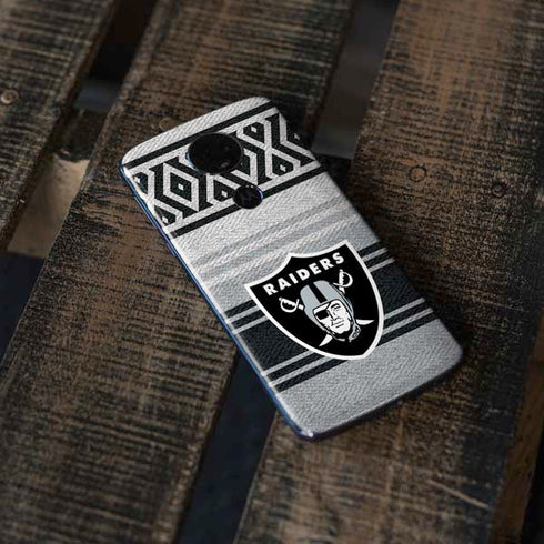 NFL Las Vegas Raiders Trailblazer Moto E5 Plus Skin