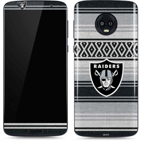NFL Las Vegas Raiders Trailblazer Moto G6 Skin