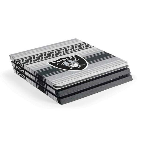 NFL Las Vegas Raiders Trailblazer PS4 Pro Console Skin