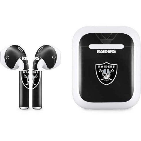 NFL Las Vegas Raiders Team Jersey Apple AirPods Skin