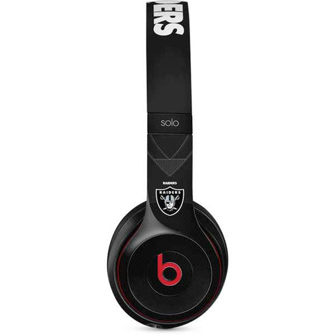 NFL Las Vegas Raiders Team Jersey Beats Solo 2 Wireless Skin