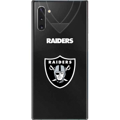 NFL Las Vegas Raiders Team Jersey Galaxy Note 10 Skin
