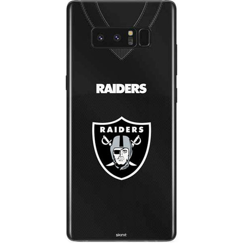 NFL Las Vegas Raiders Team Jersey Galaxy Note 8 Skin
