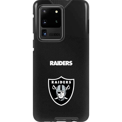 NFL Las Vegas Raiders Team Jersey Galaxy S20 Ultra 5G Pro Case