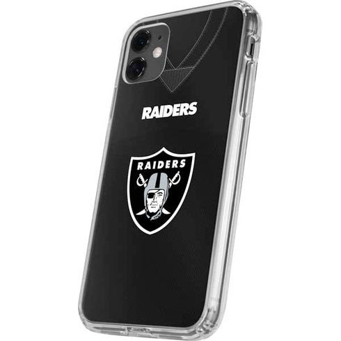 NFL Las Vegas Raiders Team Jersey iPhone 11 Clear Case