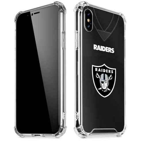 NFL Las Vegas Raiders Team Jersey iPhone X/XS Clear Case