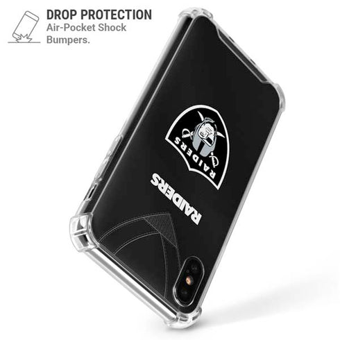 NFL Las Vegas Raiders Team Jersey iPhone X/XS Clear Case