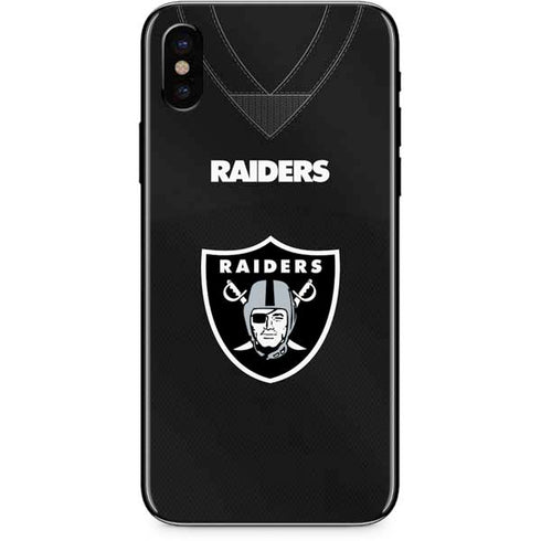NFL Las Vegas Raiders Team Jersey iPhone XS Skin