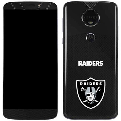 NFL Las Vegas Raiders Team Jersey Moto E5 Plus Skin