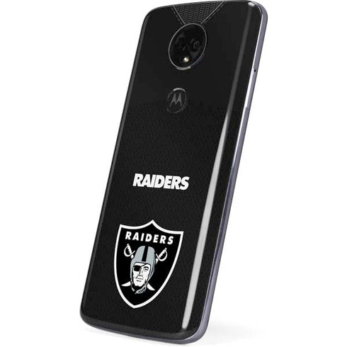 NFL Las Vegas Raiders Team Jersey Moto E5 Plus Skin