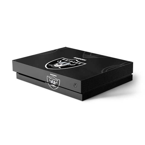 NFL Las Vegas Raiders Team Jersey Xbox One X Console Skin