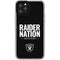 NFL Las Vegas Raiders Team Motto iPhone 11 Pro Clear Case