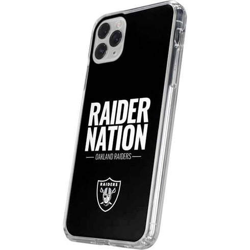 NFL Las Vegas Raiders Team Motto iPhone 11 Pro Clear Case