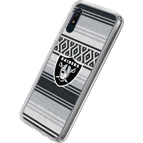 NFL Las Vegas Raiders Trailblazer Galaxy A10e Clear Case