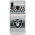 NFL Las Vegas Raiders Trailblazer Galaxy A20 Clear Case