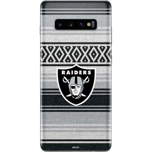NFL Las Vegas Raiders Trailblazer Galaxy S10 Plus Skin