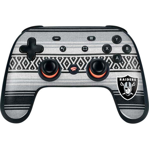 NFL Las Vegas Raiders Trailblazer Google Stadia Controller Skin