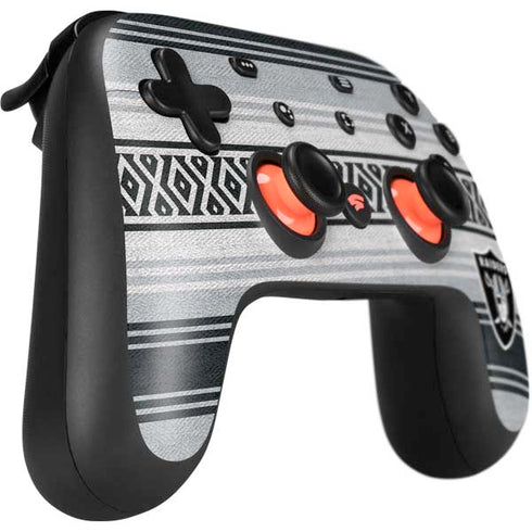 NFL Las Vegas Raiders Trailblazer Google Stadia Controller Skin