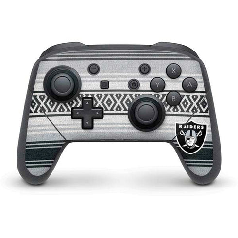 NFL Las Vegas Raiders Trailblazer Nintendo Switch Pro Controller Skin