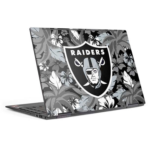 NFL Las Vegas Raiders Tropical Print HP Envy Skin