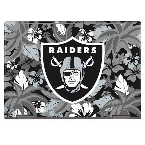NFL Las Vegas Raiders Tropical Print HP Envy Skin